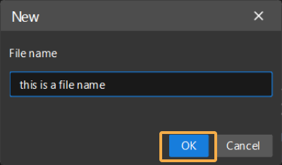 file name