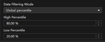 adjust data filtering mode