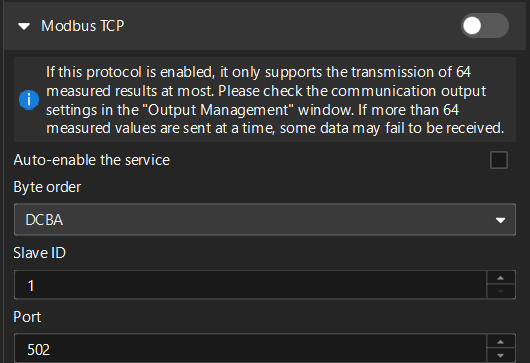 modbus tcp config