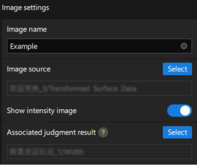 image settings