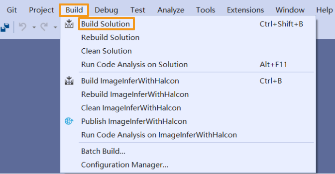 csharp build halcon sample