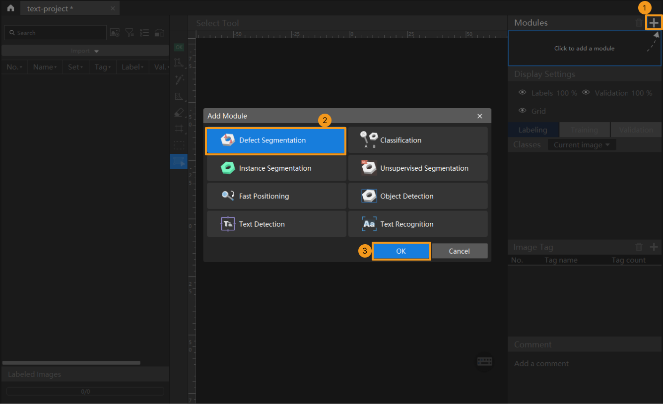 example projects add new module