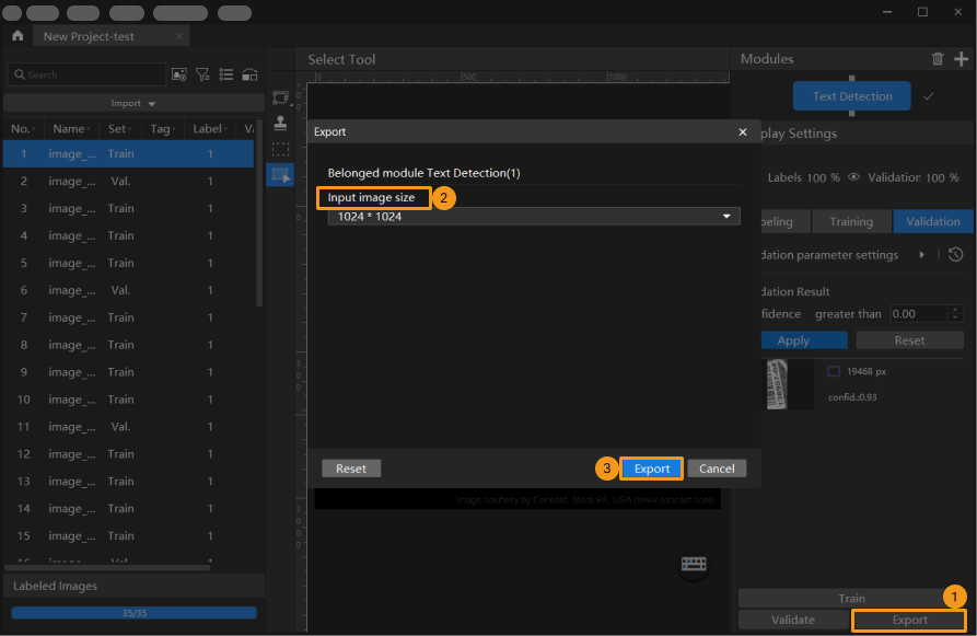 example projects model files