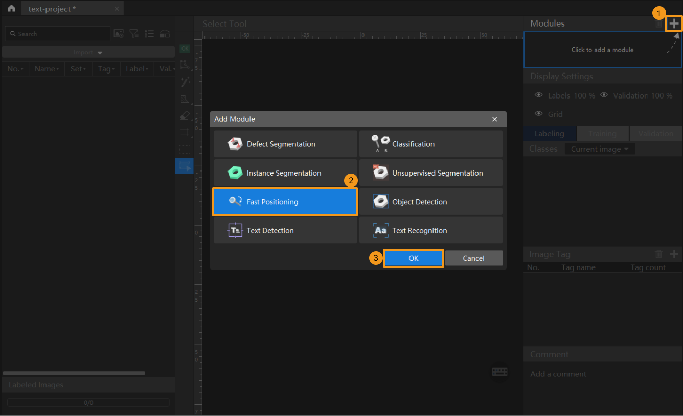 example projects fast positioning