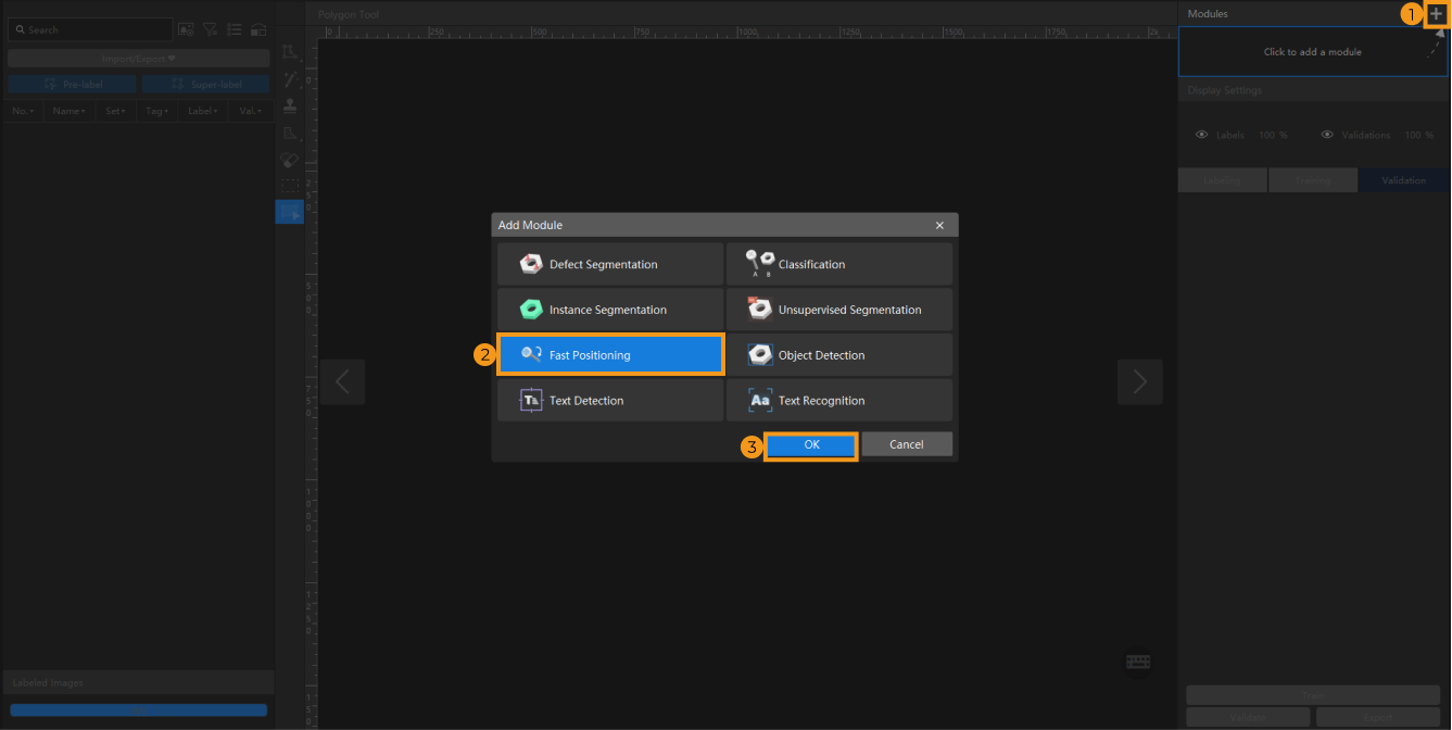 example projects fast positioning