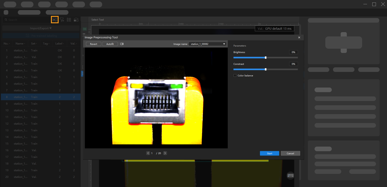 image preprocessing tool