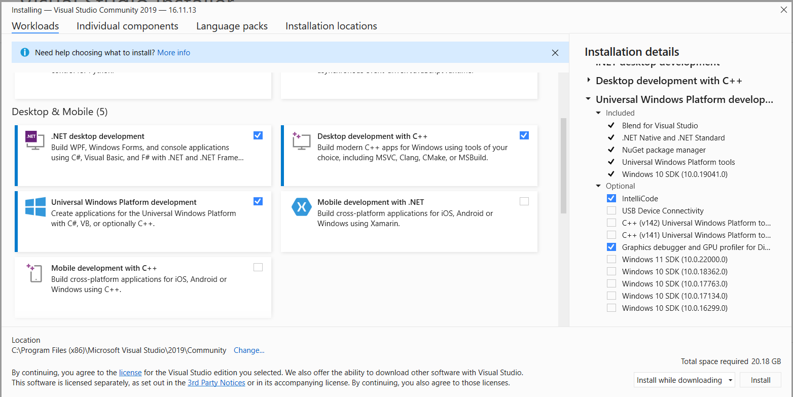 sample csharp workload