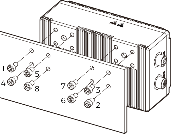 mount with threaded holes 2