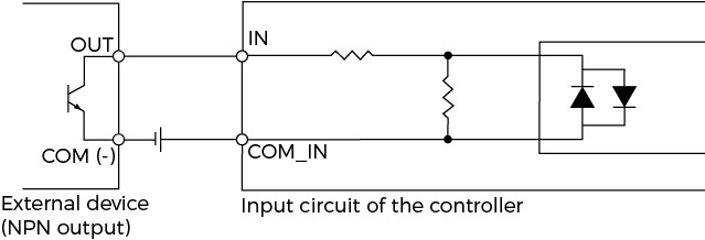 input signal npn