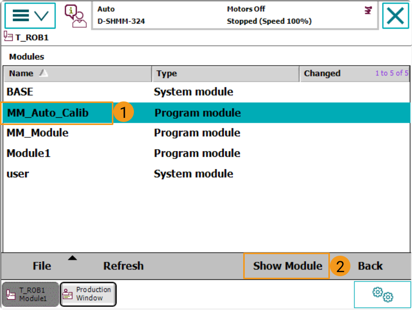 calilbration process 