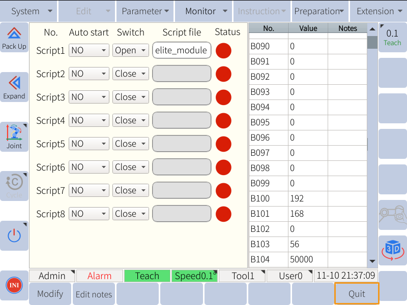 test connection3