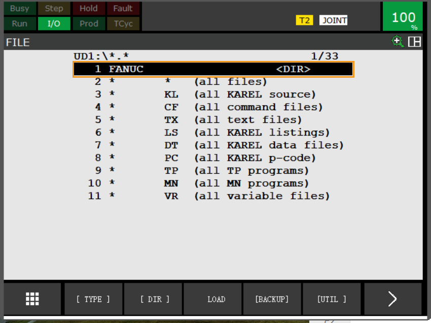 fanuc dir