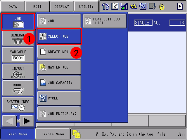 loading foreground program 12