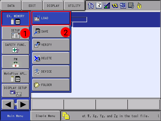 loading foreground program 6