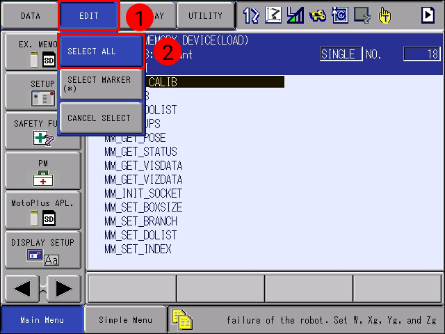 loading foreground program 9