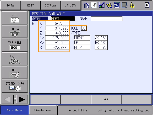 calibrate start point 2