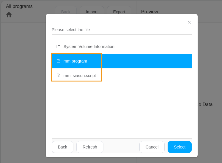 load program 3