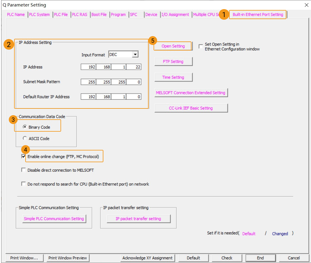 configure plc 2