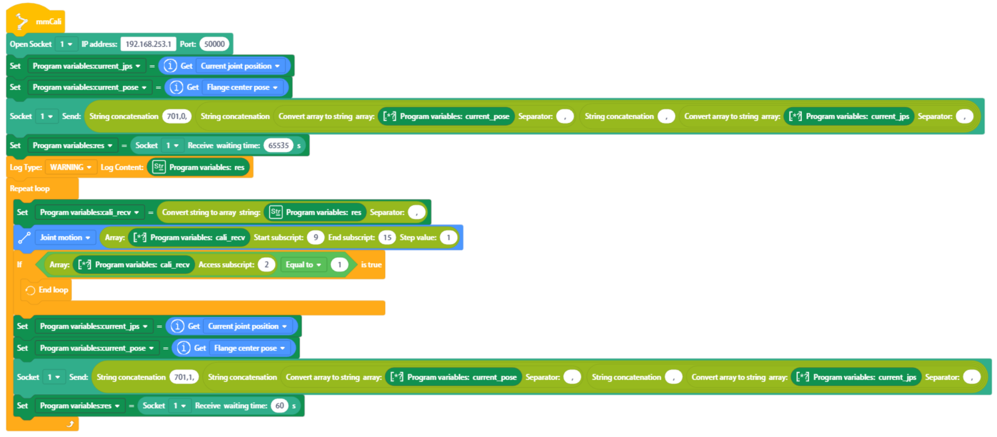 jaka program implementation1