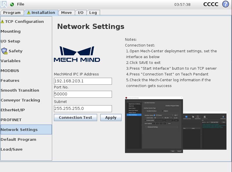 network settings cb