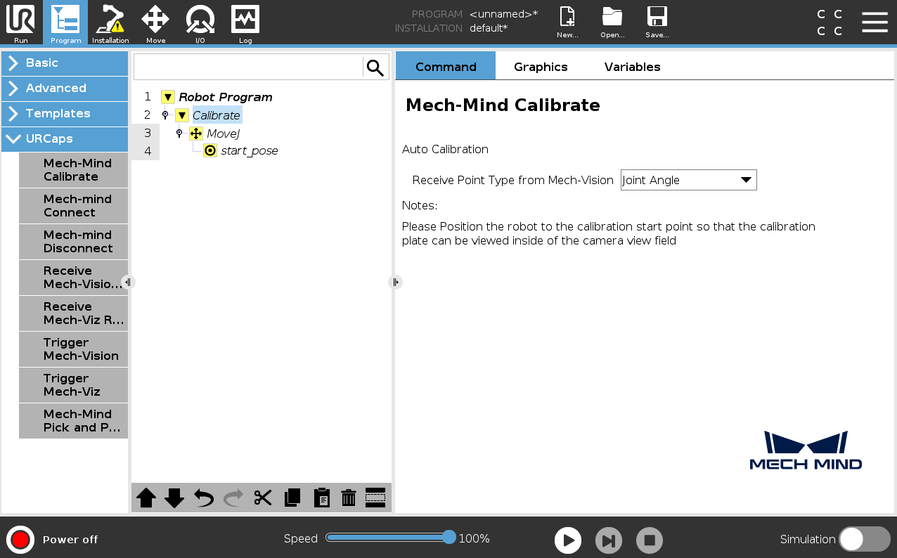 add calibrate node e