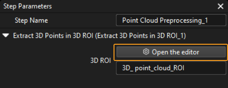 neatly arranged cylindrical shafts getting started vision click set 3d roi