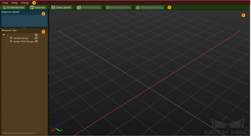 model editor interface