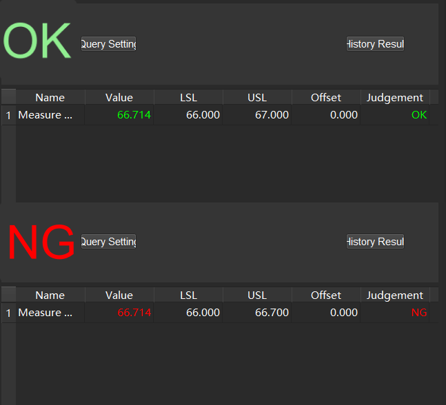 start use measure mode getting started result