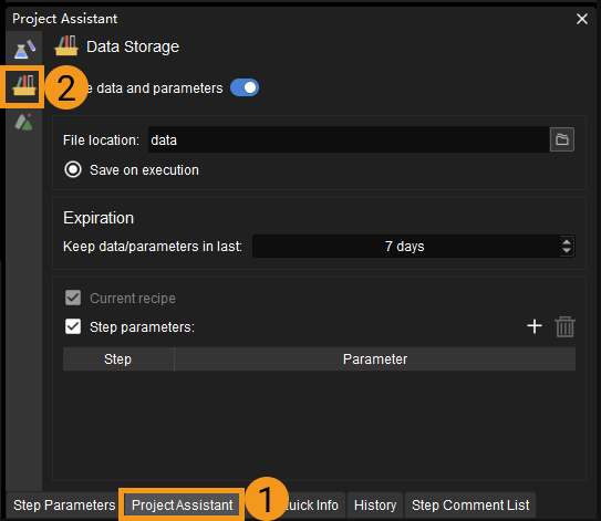 data storage functional description 0