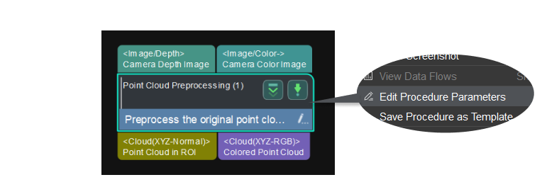 modify parameters modifyparameter1