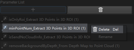 modify parameters modifyparameter4