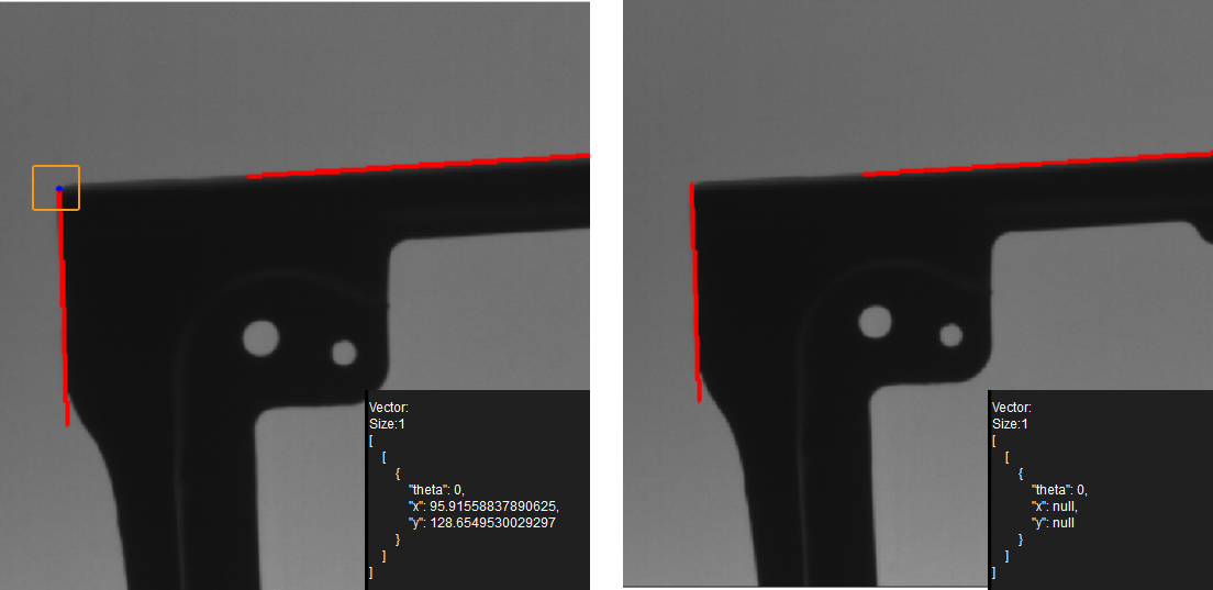 calc intersection between two line segments lines intersec compare