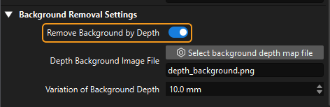 set background checked removebackgroundbydepth