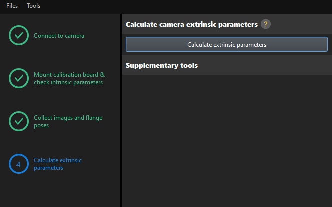 eih calib manual calculate extri random pose