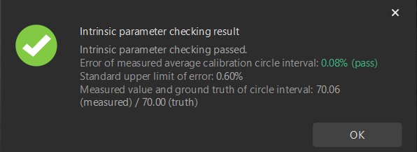 eih calib manual check intri pass