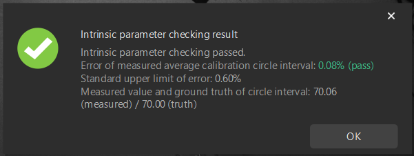 eth calib manual check intri pass