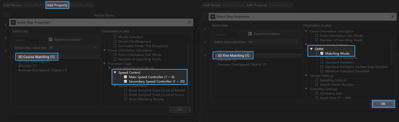 cusutom recipe parameter cusutom recipe parameter5