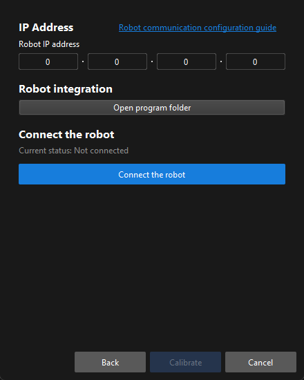 eth calib auto preset master control robotip