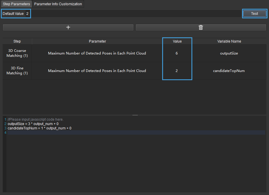 custom mapped parameter custom mapped parameter6