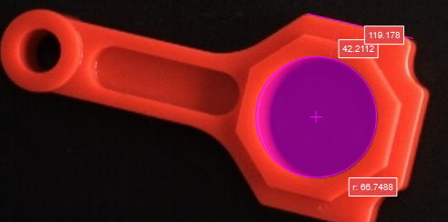 measure distances circles to segments measure result 1