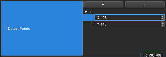 measure height differences points to baseline move point parameter