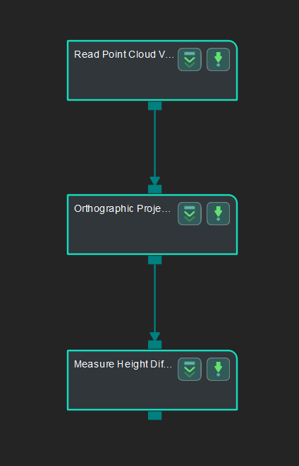 measure height differences points to plane application sample