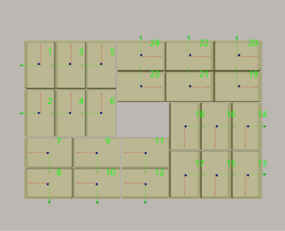 predefined pallet pattern flat