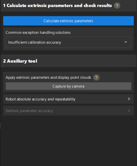 calib calculate extri tcptouch