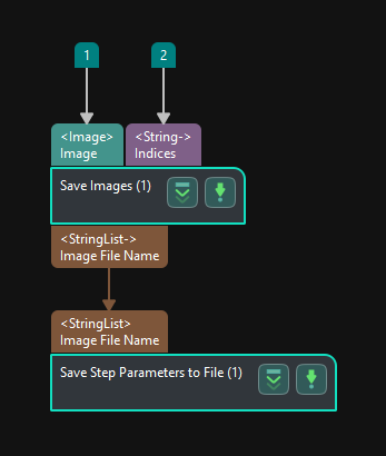 save images and step properties save images and step properties