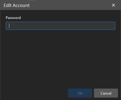 reset acount password