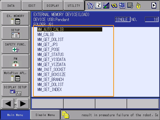 loading foreground program 8