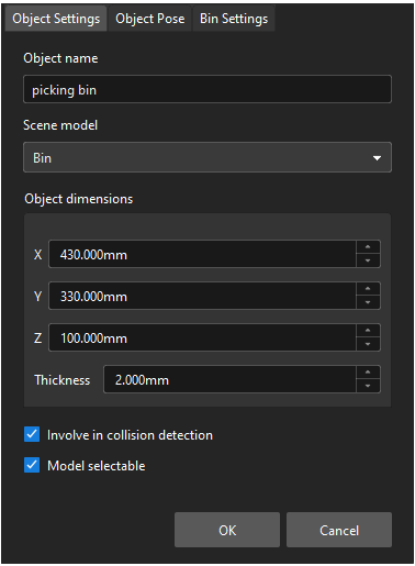 project build set bin model