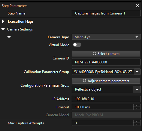 camera other parameters