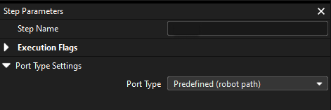 set output to robot path